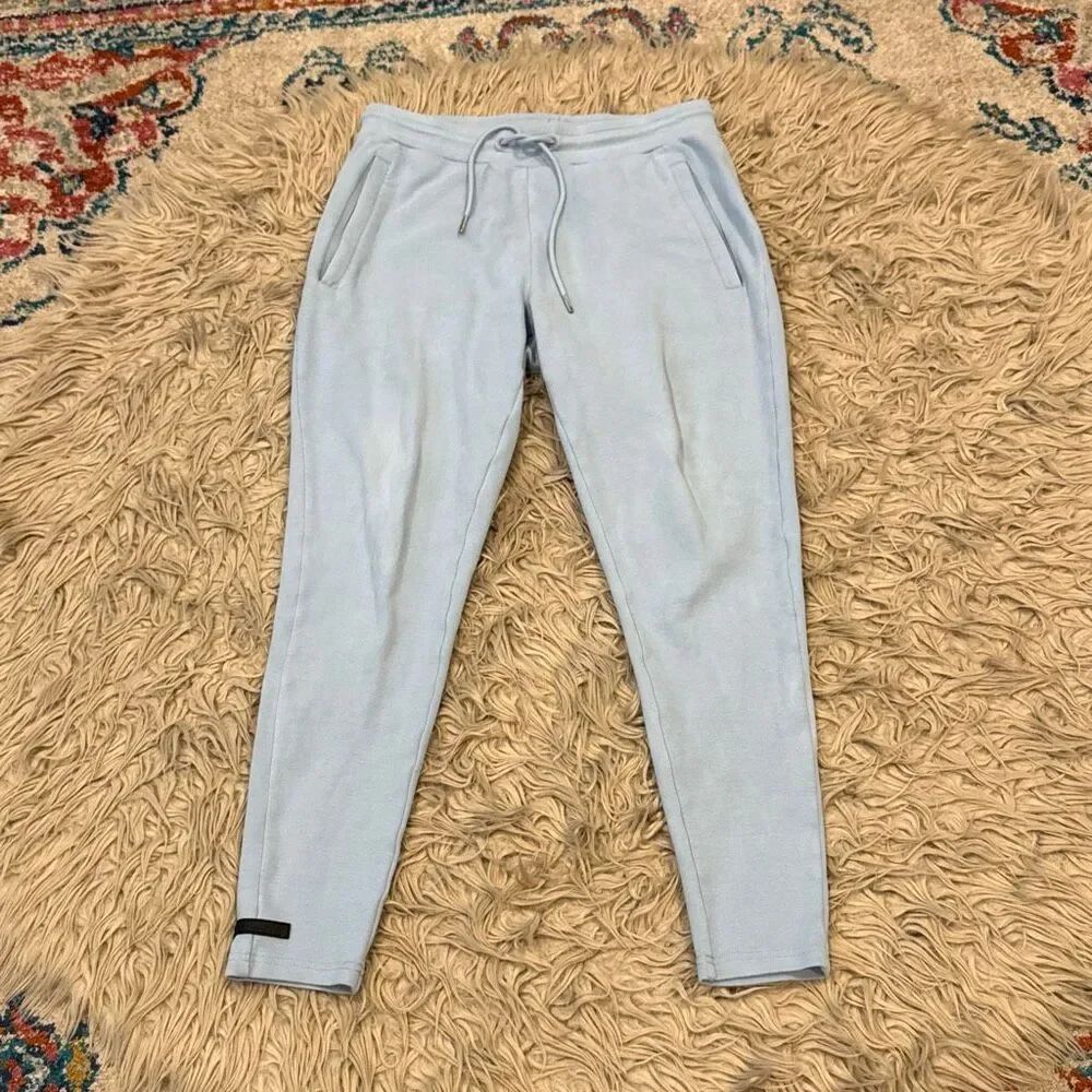 Alphalete baby blue women’s jogger sweatpants size medium